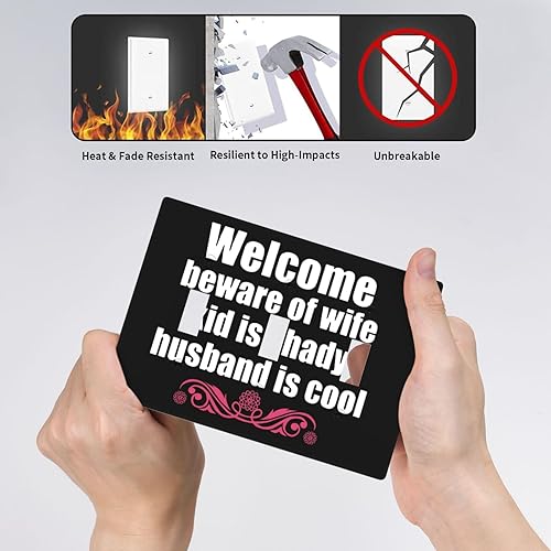 Miniatura 3 de Canarias 3 Gang Light Switch Cover Triple Toggle Wall Plates Decorator Receptacle Outlet Covers Electrical Switchplate Faceplate For Bedroom