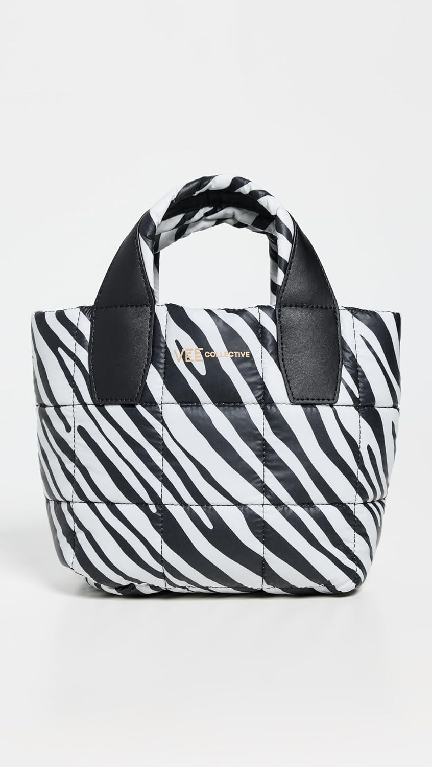 Vee Collective Women's Porter Tote Mini Zebra Bag - Image 2