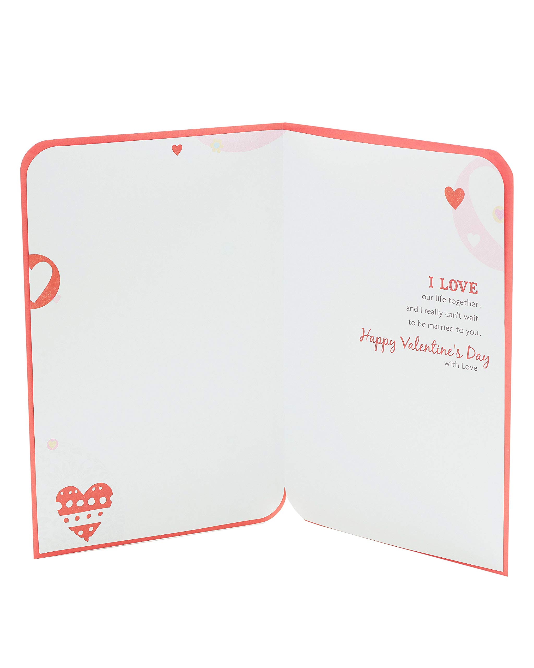 UK Greetings Valentinstagskarte Für Ehemann – Mit Rotem Band & Glitzer, Inkl. Umschlag, Größe 165x254 Mm