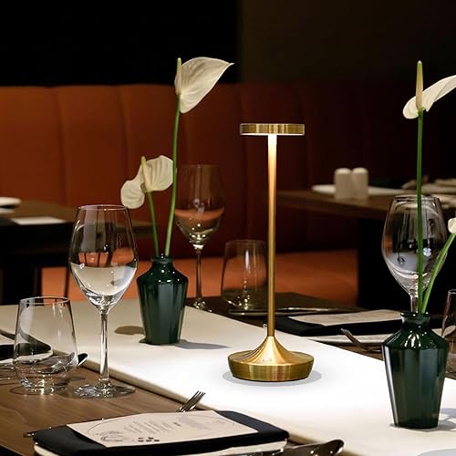 Miniatura 2 de Lámpara de mesa inalámbrica recargable  Luz de mesa LED de 6000 mAh  Lámpara de mesa portátil regulable al aire libre impermeable al aire libre para