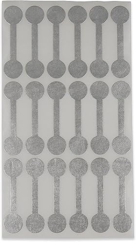 Miniatura 2 de CuteBox - Etiquetas de reparación de joyas, precio e identificación, 500 unidades, barra larga plateada Tyvek autoadhesiva para anillos, pulseras,