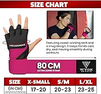Vista 5 de WYOX Guantes interiores de boxeo de gel para hombres y mujeres, correas de muñeca rápidas de 31.5 in, protección acolchada para nudillos para Muay