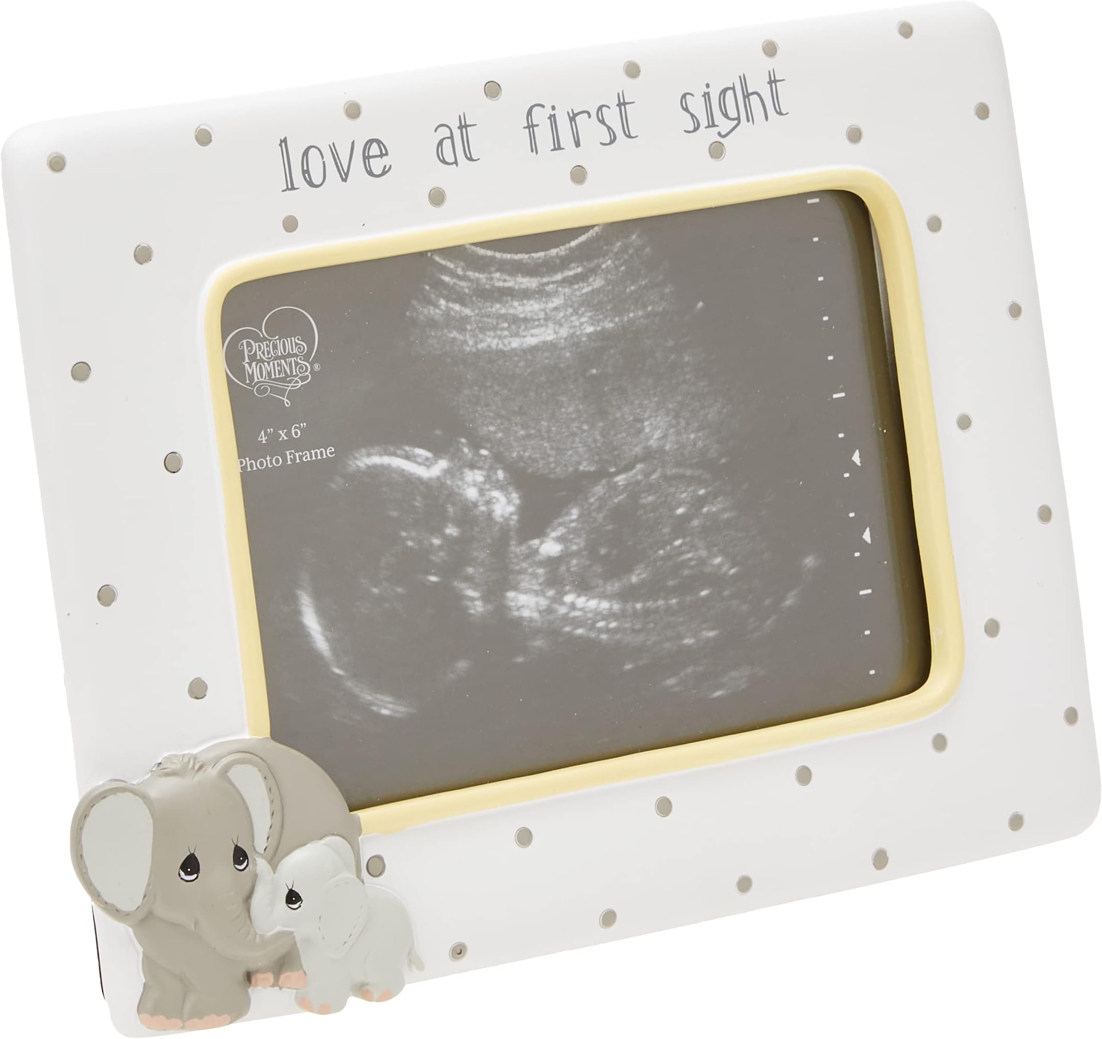 Elephant Love at First Sight Ultrasound 4 x 6 Resin & Glass 183407 Photo Frame One Size Multi