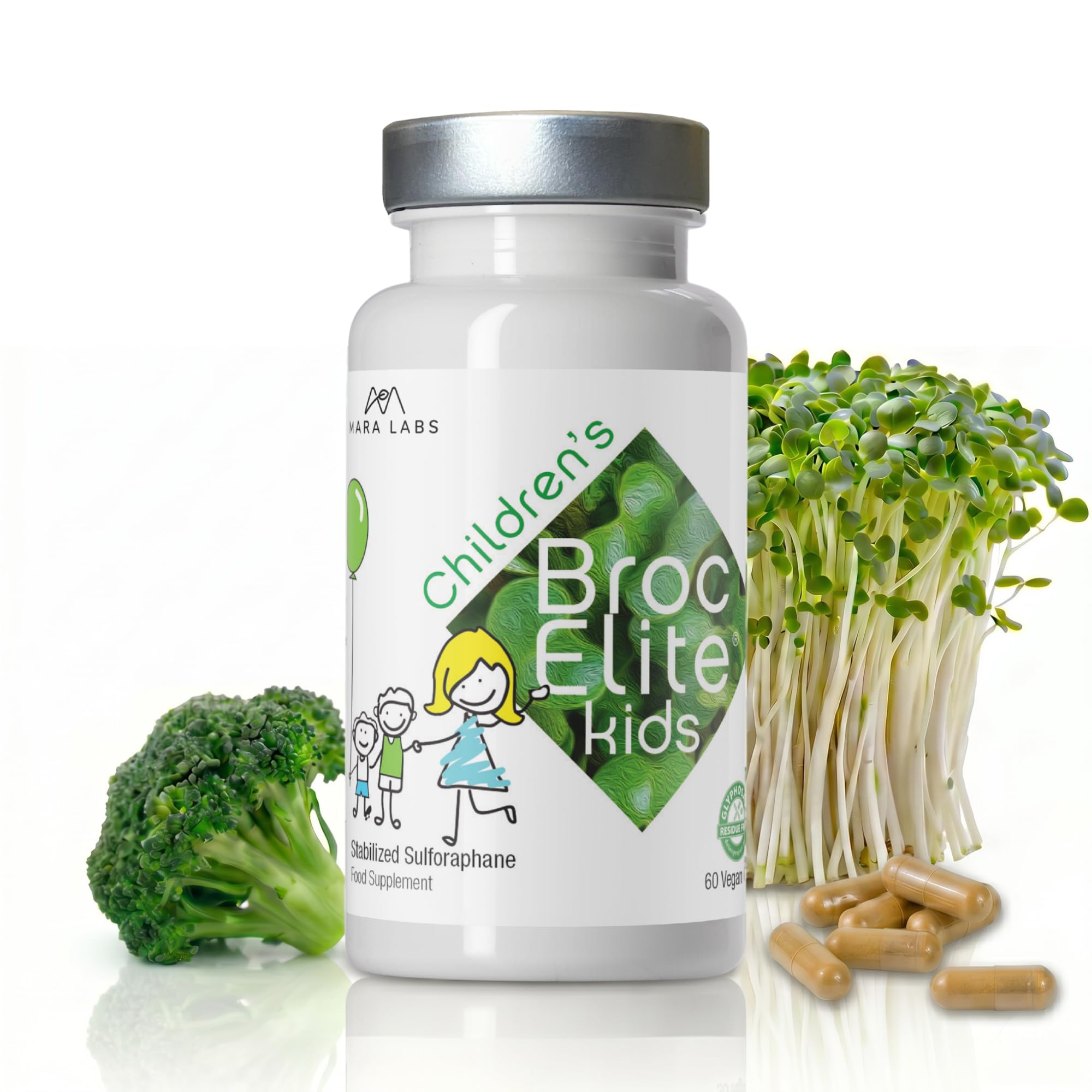 BrocElite Mara Labs Kids | Broccoli Supplement for Children | 30 Capsules — Amazon image 9