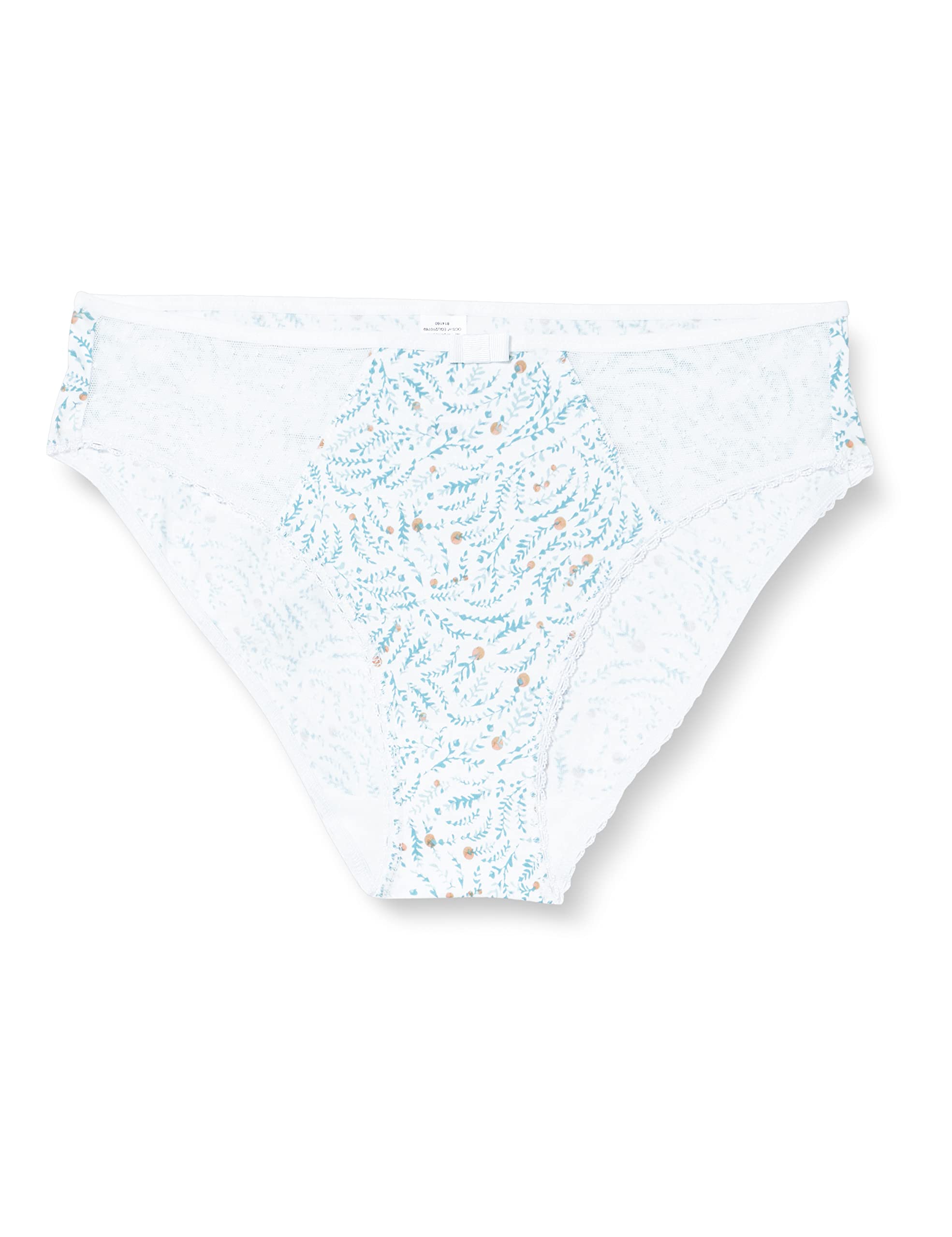 DIM Women's Sans Couture Generous Organic Cotton x1 Brief, Print, S