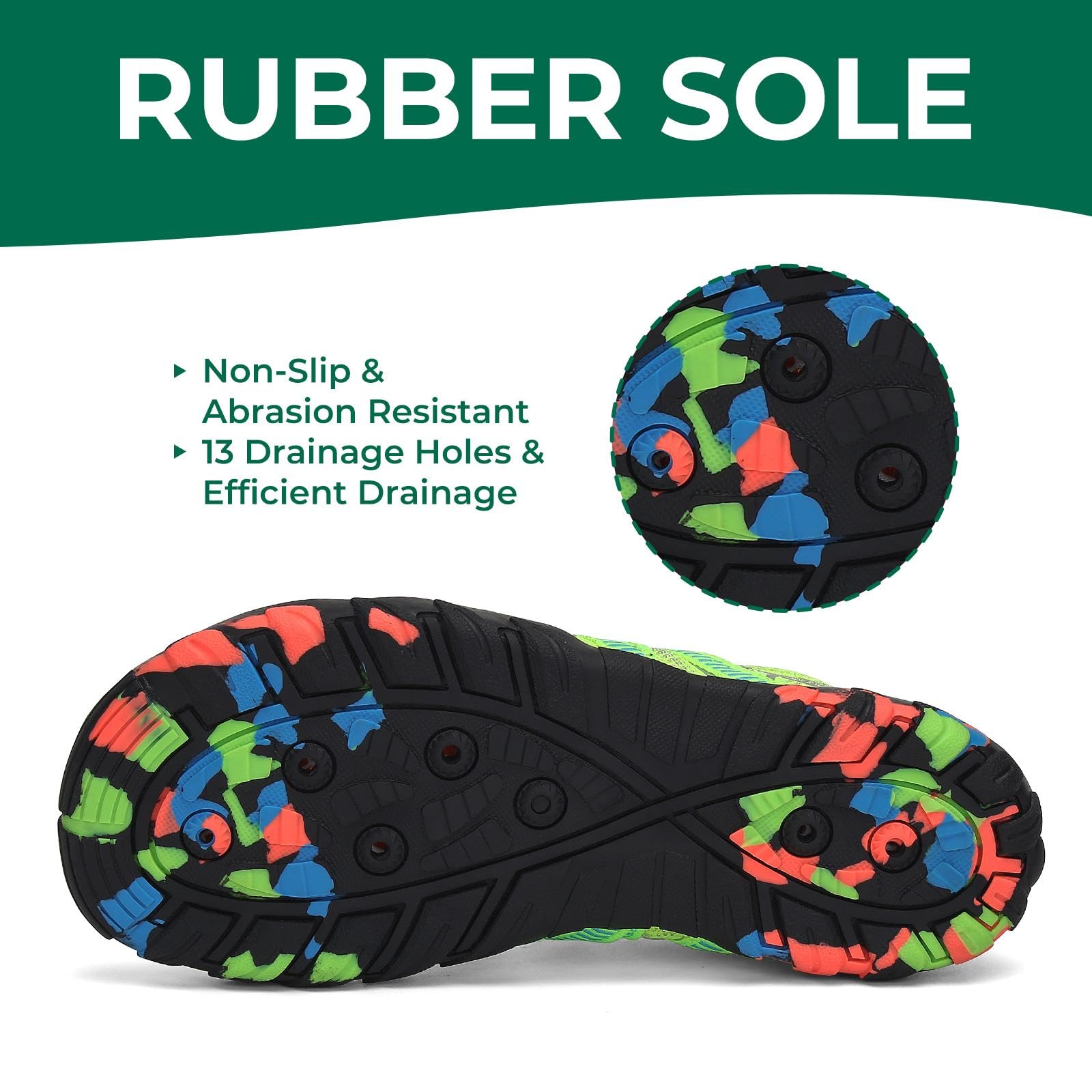 SAGUARO Scarpe da Scogli Bambino Scarpe Mare Bambina Scarpette da Scogli Bambini Scarpette Mare Ragazze Ragazzi Scarpe Acqua Antiscivolo Scarpe Immersione Scarpe Nuoto, Gr 24-36 EU