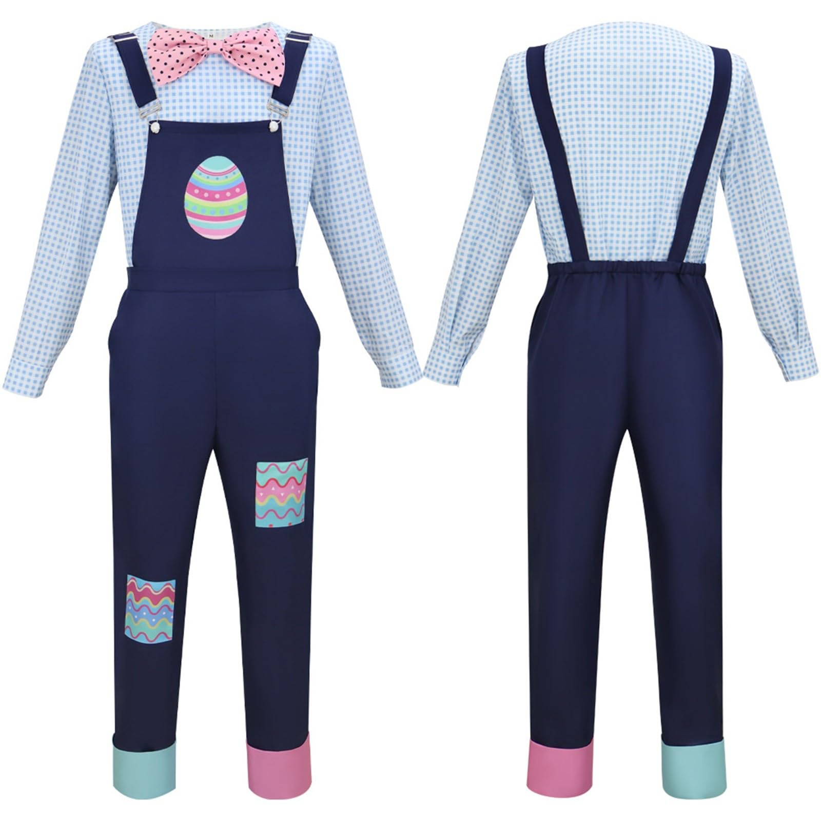 Jumpsuit Damen Sommer Kuschelig Latzhose Baggy Jeans Lange Hose Overall mit Verstellbaren Hosenträgern Arbeitshose Arbeitskleidung Cowgirl Kostüm Latzkleid Outdoor Streetwear