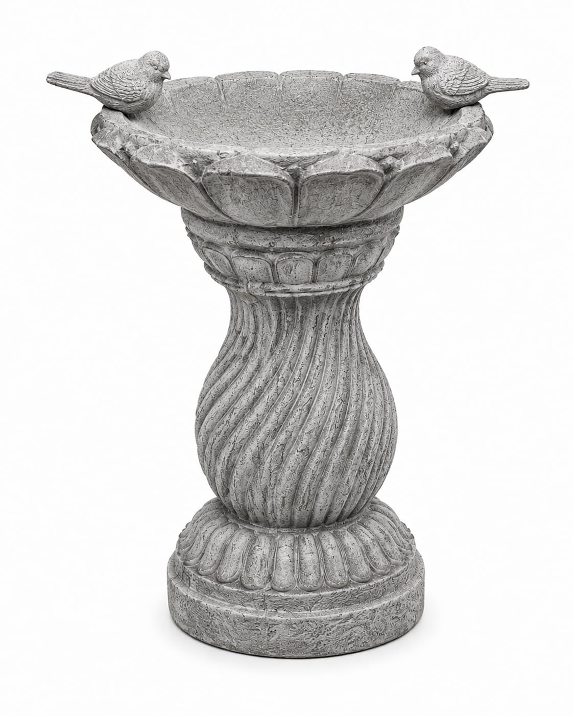 HH Home Hut GARDEN ORNAMENT TRADITIONAL BIRD FEEDER OUTDOOR SLATE BIEGE