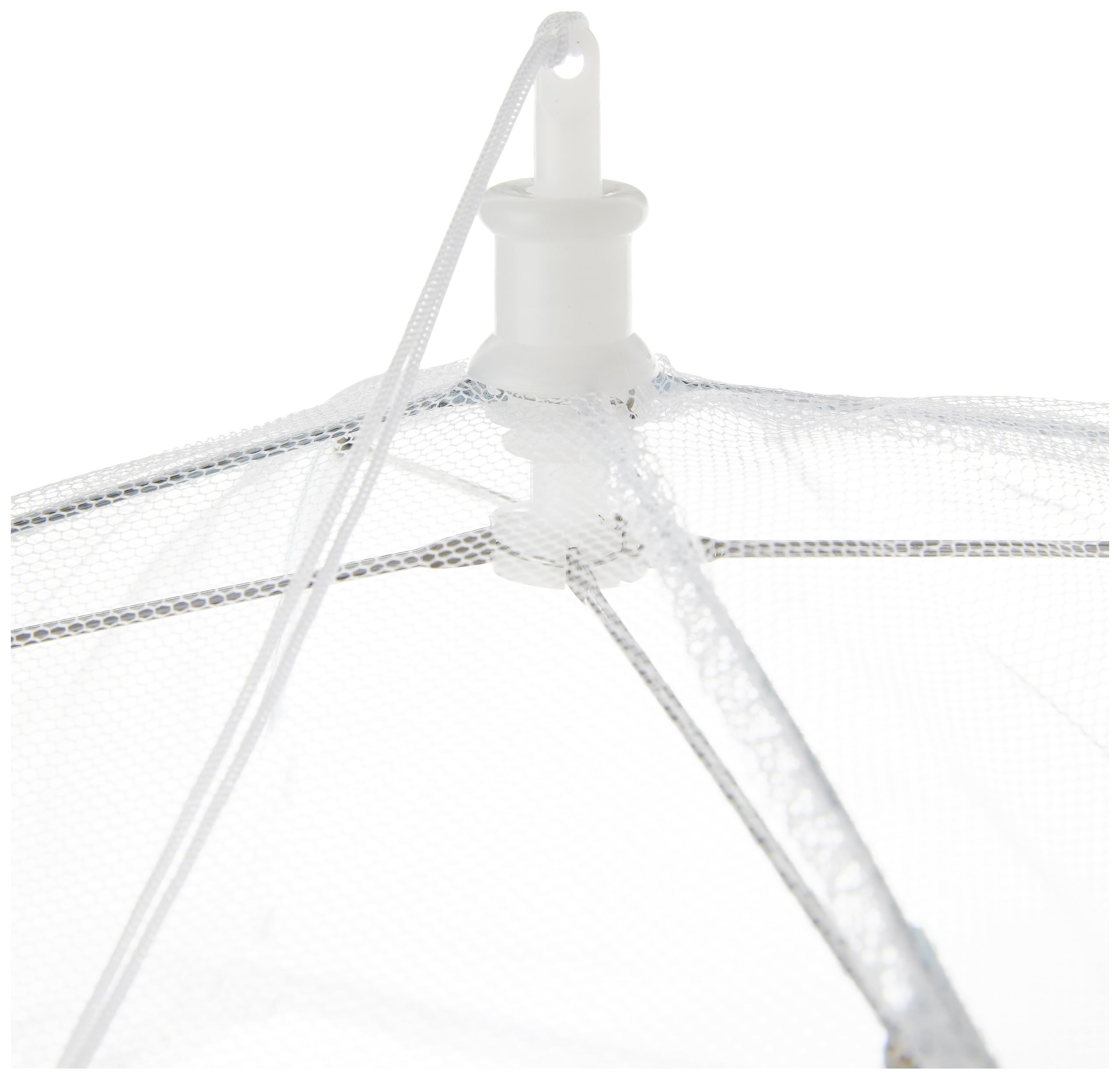 KitchenCraft Cupola Coprivivande in Rete Pieghevole, Colore Bianco, 30,5 cm
