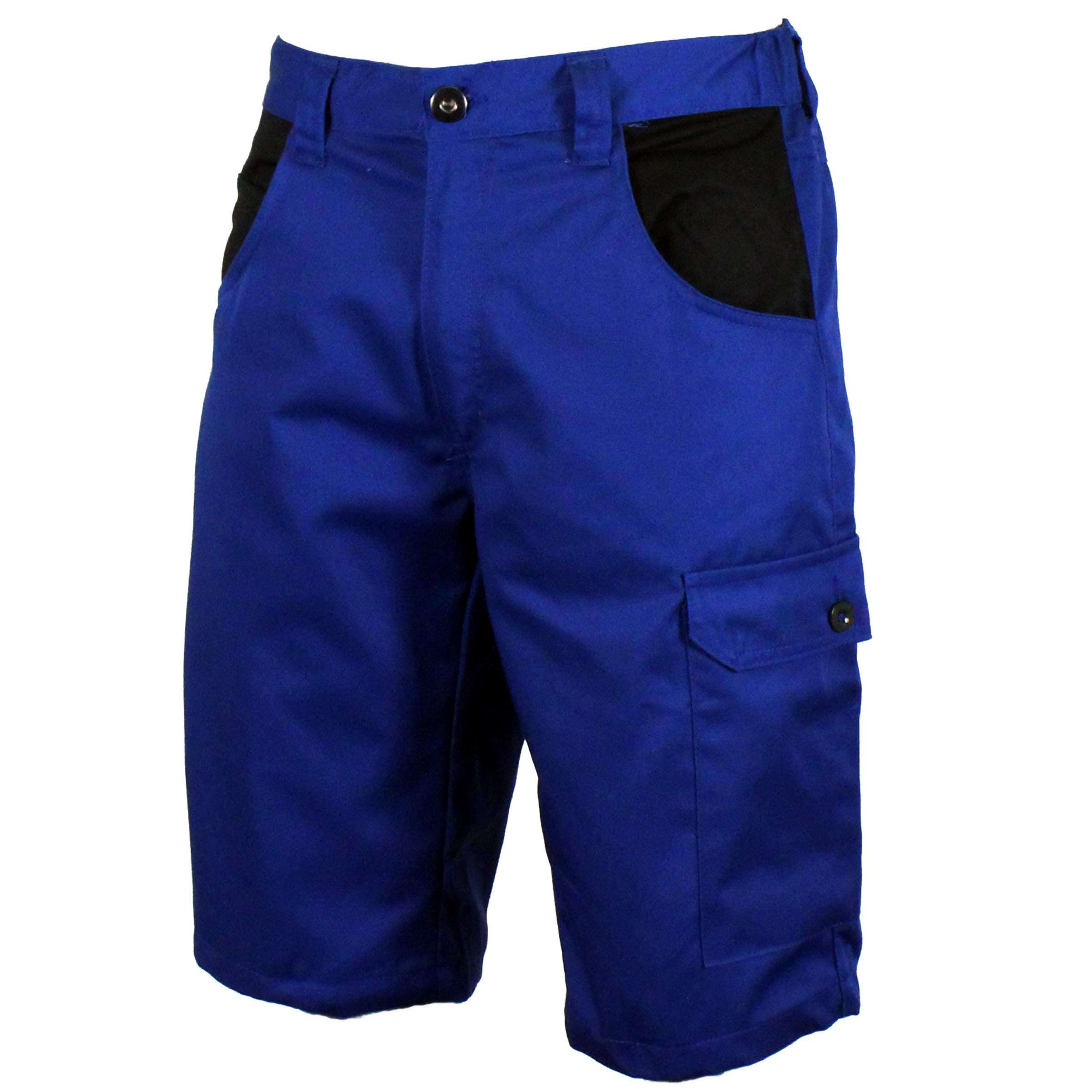 Durus Workwear Men's Royal Blue Dw96 Cargo Combat Work Shorts | Multipocket Durable Workwear (38W, )