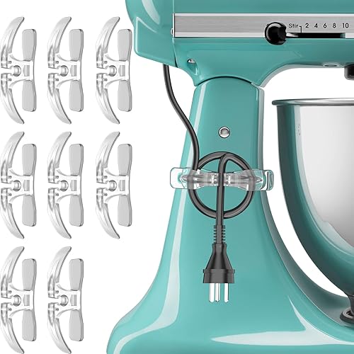 Organizador de cables para electrodomésticos Utensilios de cocina, organizador de cables para batidoras de soporte, cafetera, olla a presión,