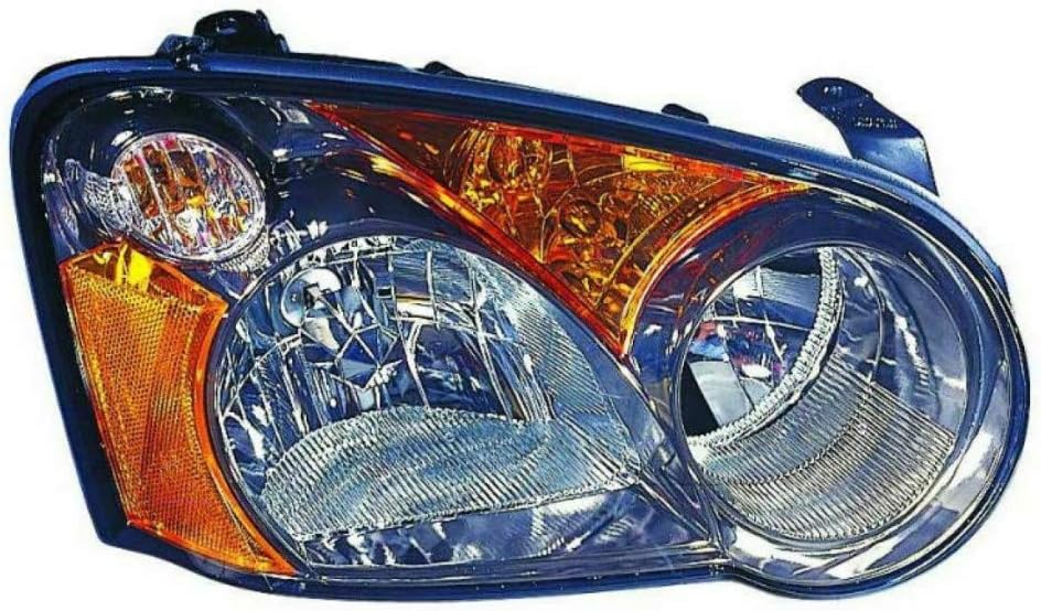 CarLights360 For Subaru Impreza 2004 Pair Driver and Passenger Side Headlight Assembly CAPA SU2502114C