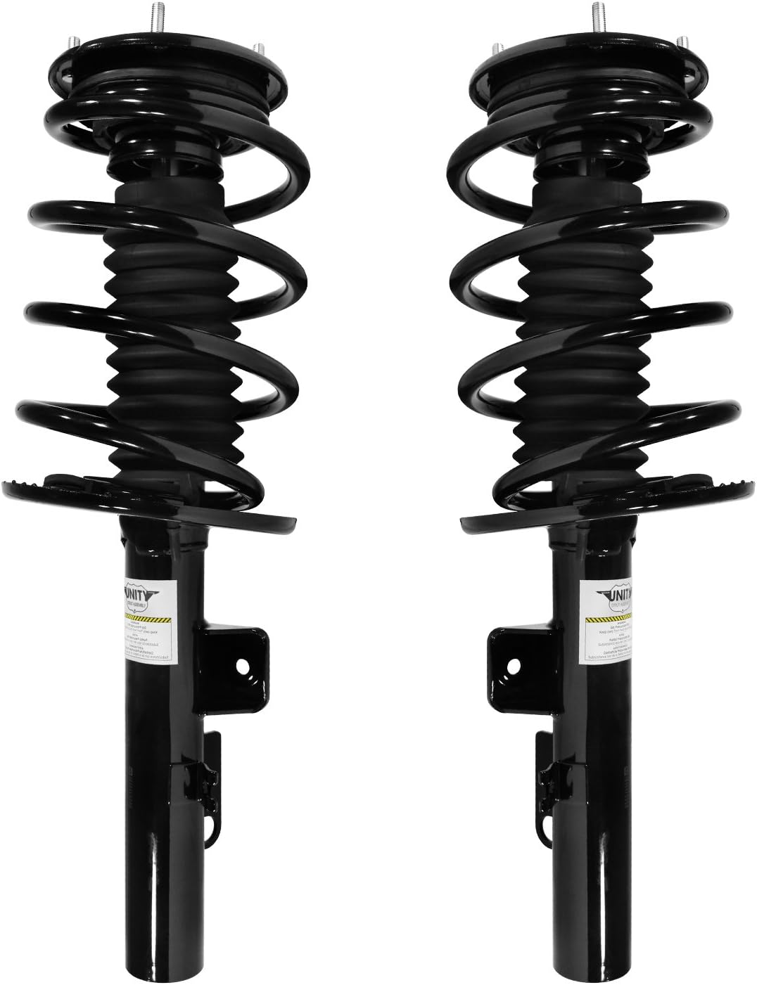 UNITY AUTOMOTIVE 2-11543-11544-001 Front 2 Wheel Complete Strut Assembly Kit 2008-2009 Ford Taurus