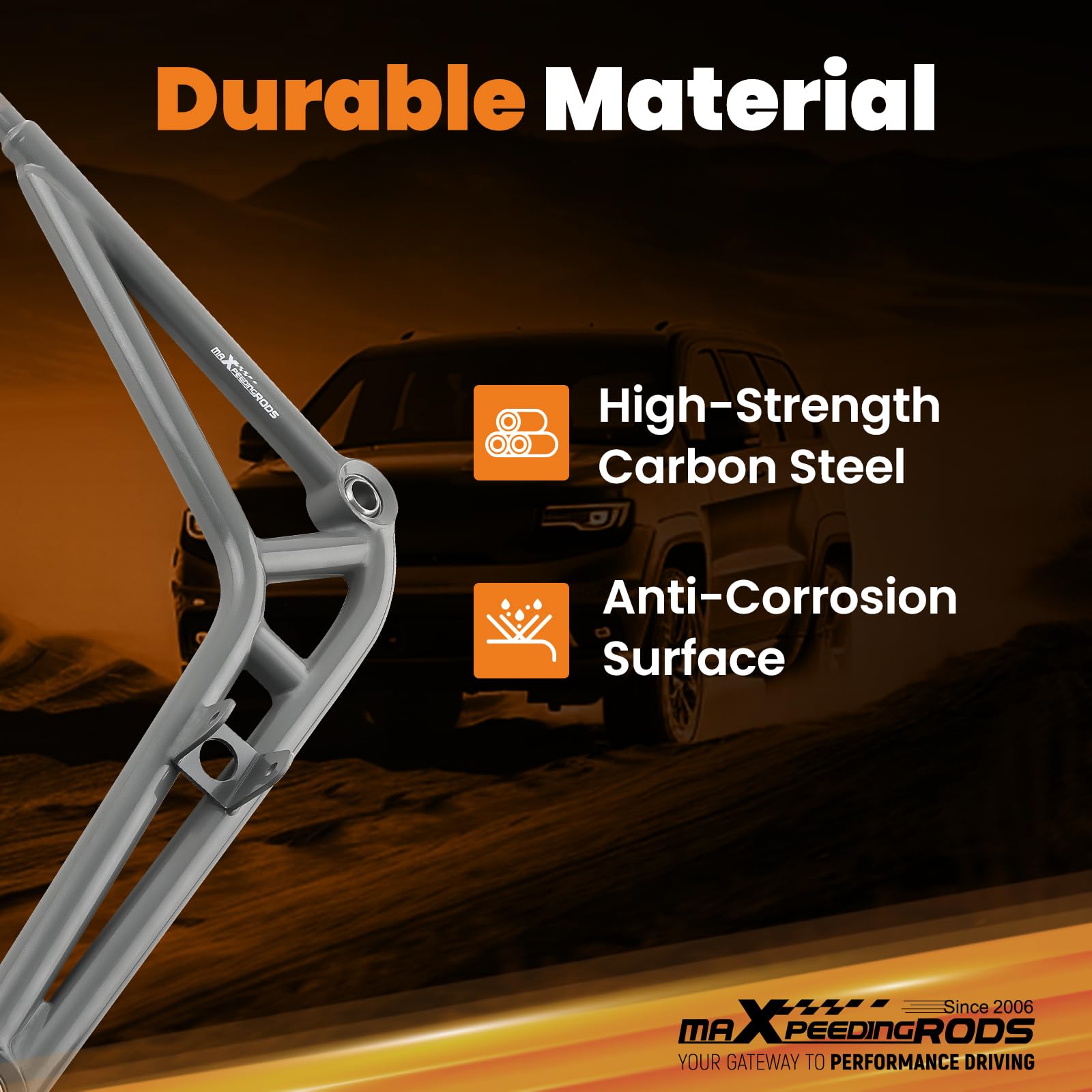 maXpeedingrods Bras de suspension inférieurs avec roulements à billes, grand angle, pour BMW Série 3 E46 1999-2005, tous modèles, rotules réglables, silentblocs de bras de suspension inférieurs