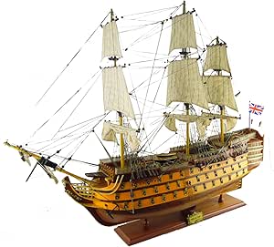 Schiffsmodell Alexander Von Humboldt - Holz Segelschiff 70x55x14cm