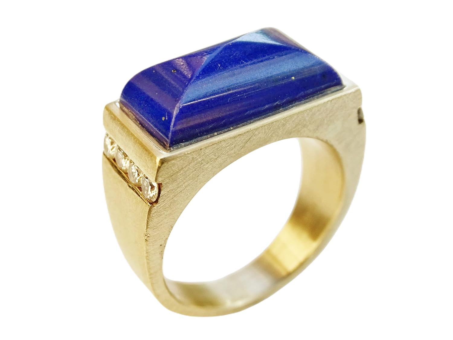 mens emerald ring gold silver, celtic wedding ring for him, mens engagement ring, mens wedding band emerald, mens pinkie ring molten silver : Handmade Products