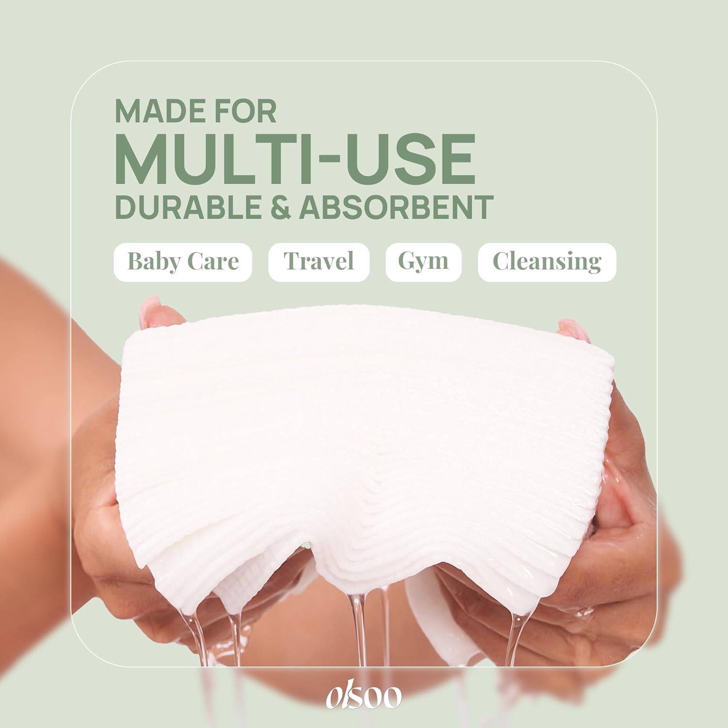 Clean Face Towels XL® – 100% Viscose, OEKO-TEX Certified, Ultra Soft Disposable Towels, Super Absorbent & Eco-Friendly for All Skin Types (50 Count) - Image 6