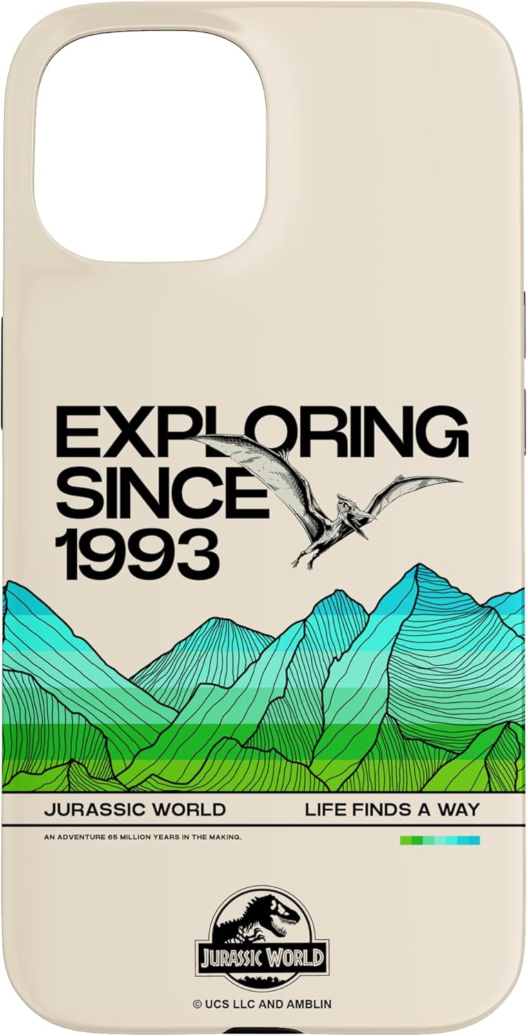 Jurassic World Exploring Since 1993 Case for iPhone 16 Pro Max