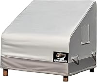 Vista 13 de GORILLA GRIP Funda impermeable grande para sofá de patio al aire libre, 58 pulgadas, juegos de fundas ajustables para muebles para invierno