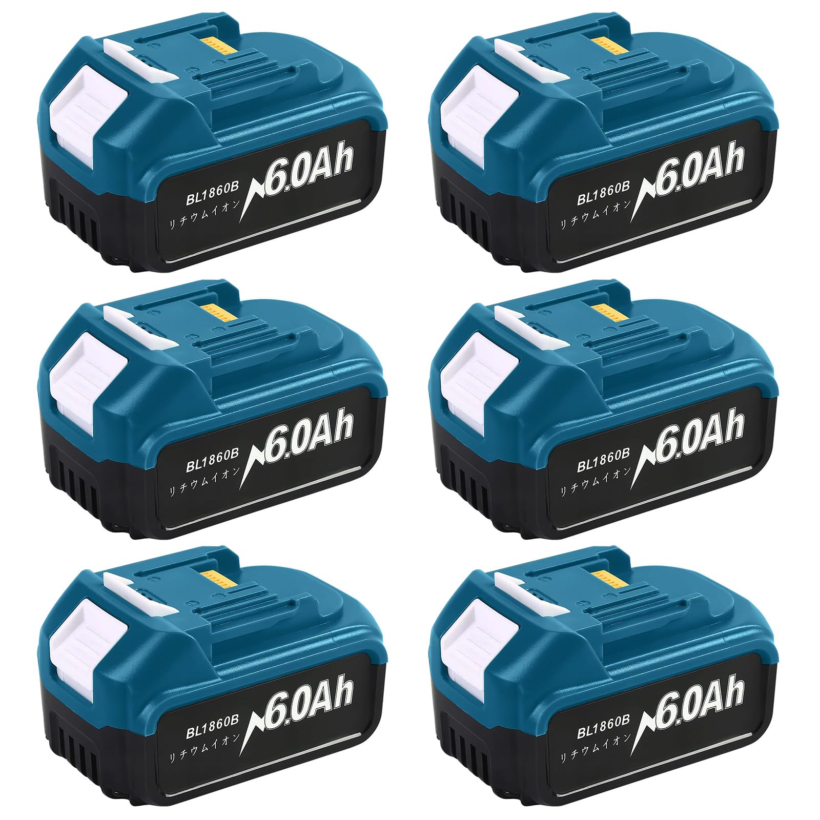 makita 18V 6.0Ah リチウムイオンバッテリー BL1860B 【公式通販】