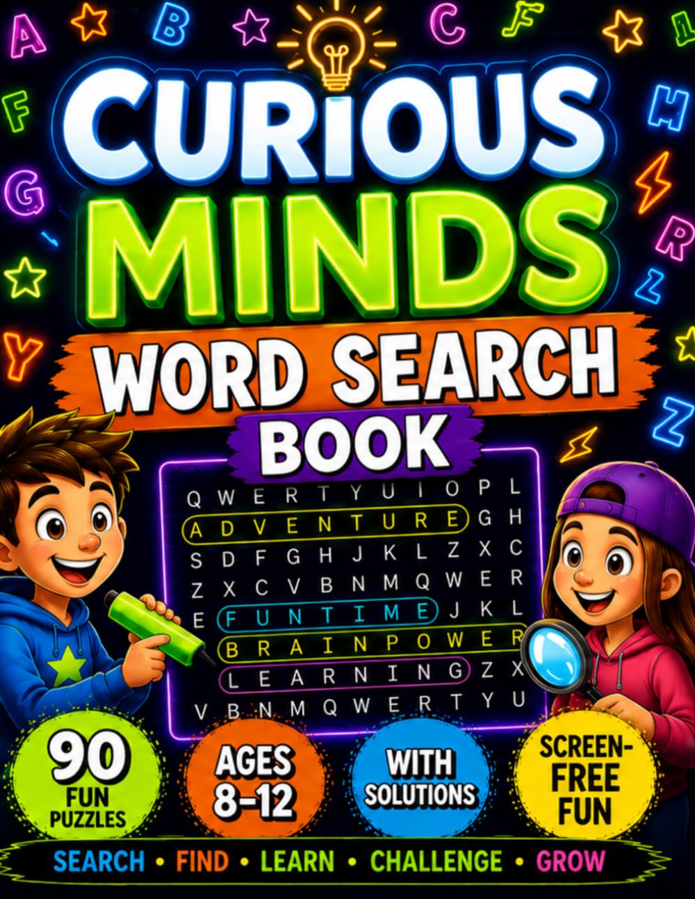 Curious Minds Word Search Book: Build Vocabulary & Spelling Skills While Having Fun
