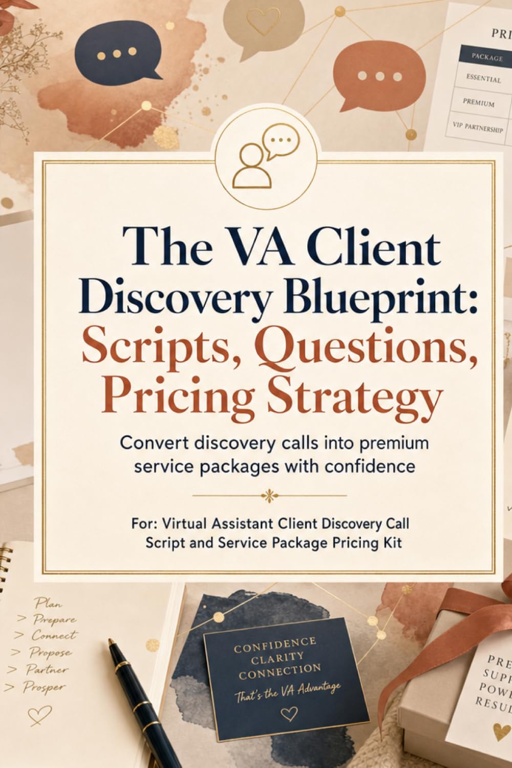 Virtual Assistant Discovery Call Script Template VA Client Intake Form Pricing Guide Package