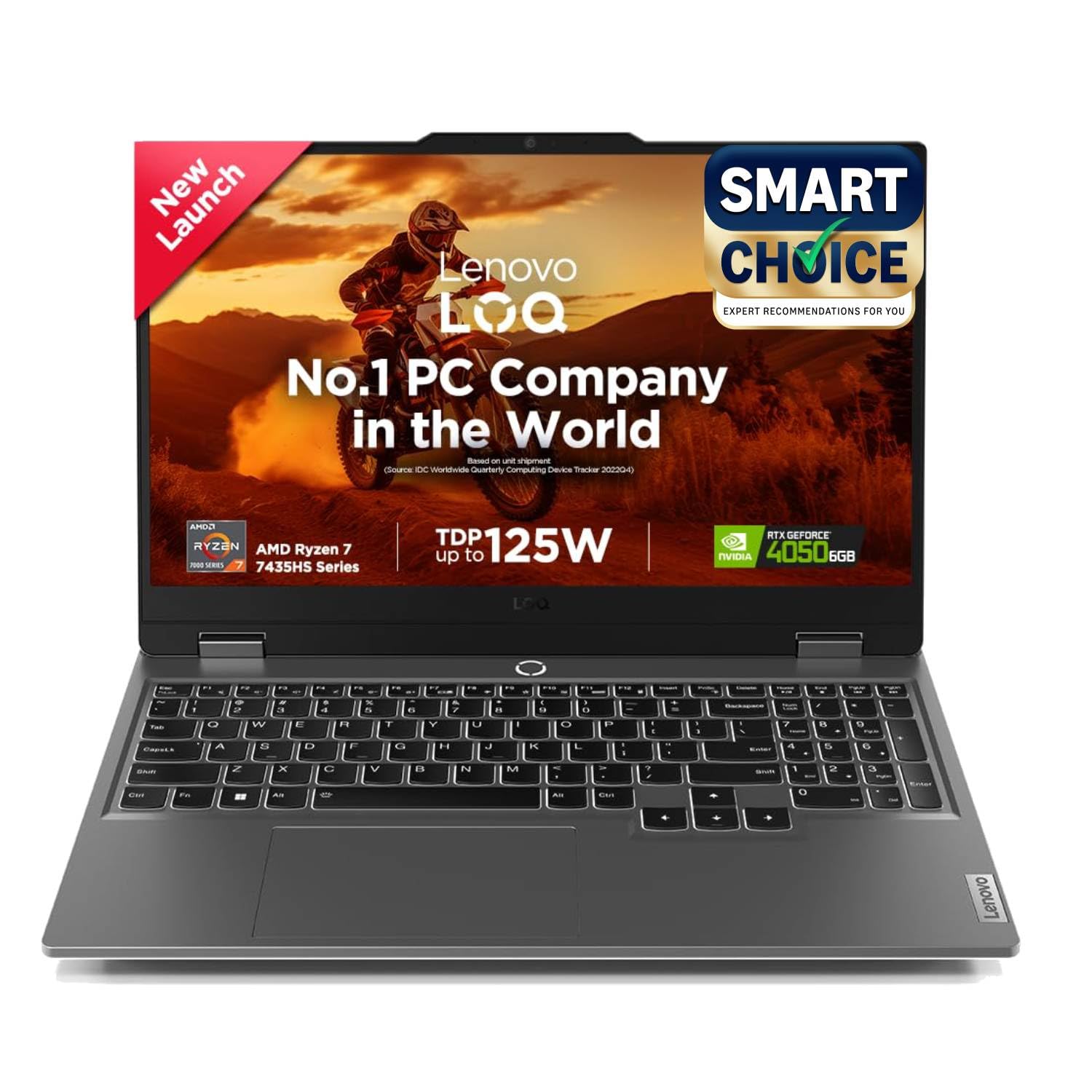 Lenovo Smartchoice LOQ AMD Ryzen 7 7435HS, NVIDIA RTX 4050-6GB, 24GB RAM, 512GB SSD, 15.6″/39.6cm, Windows 11, MS Office Home 2024, Grey, 2.4Kg, 83JC00EGIN, 100% sRGB, 3 Mon. Game Pass Gaming Laptop Lenovo Smartchoice LOQ AMD Ryzen 7 7435HS, NVIDIA RTX 4050-6GB, 24GB RAM, 512GB SSD, 15.6″/39.6cm, Windows 11, MS Office Home 2024, Grey, 2.4Kg, 83JC00EGIN, 100% sRGB, 3 Mon. Game Pass Gaming Laptop