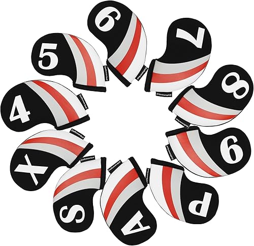 Miniatura 5 de Craftsman Golf Cubierta Protectora de Cabeza de Palo de Golf de Neopreno con Bandera de EE.UU. Wedge Hierro para Callaway, Ping, Taylormade, Cobra