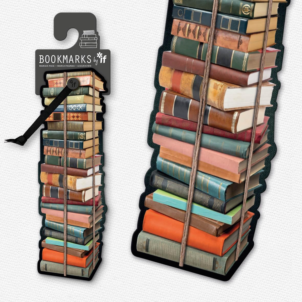 IF Bookmarks by if - Academia Set 1 (3pcs), 3 Titles - 1 x Pile of Books, 1 x Tarot, 1 x Carpe Diem, Mixed - Image 2