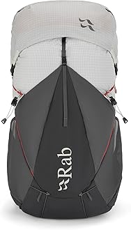 [LOVE] Muon 50L Backpack - Men's Pewter/Graphene, M, Pewter/Graphene, M, Pewter/Graphene