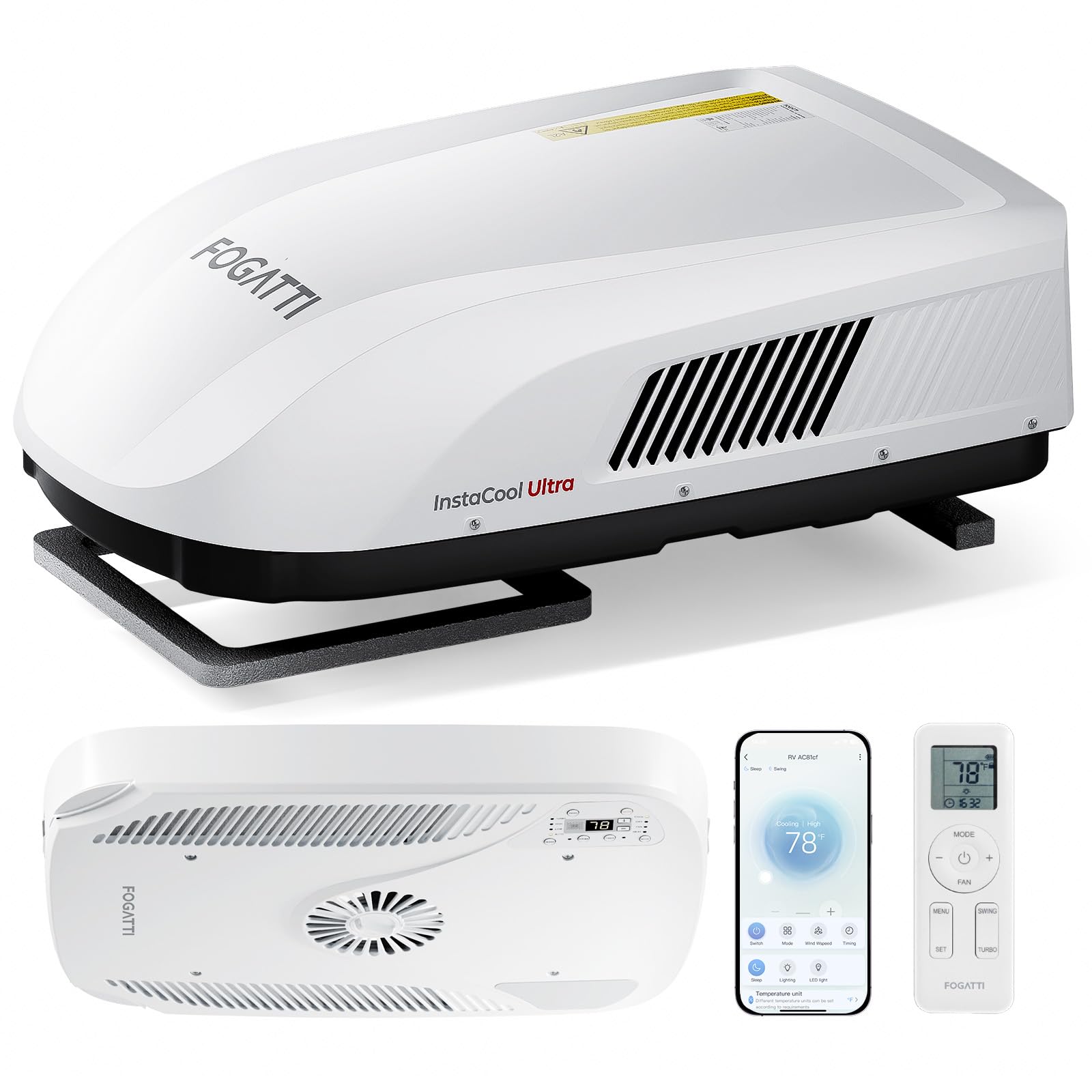 FOGATTI RV Air Conditioner 16K BTU