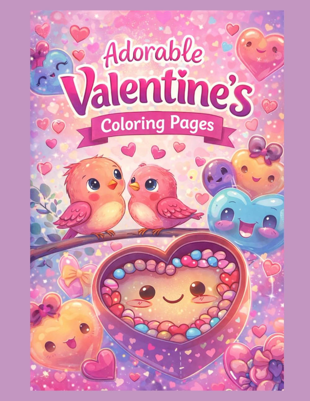 Adorable Valentine’s Coloring Pages