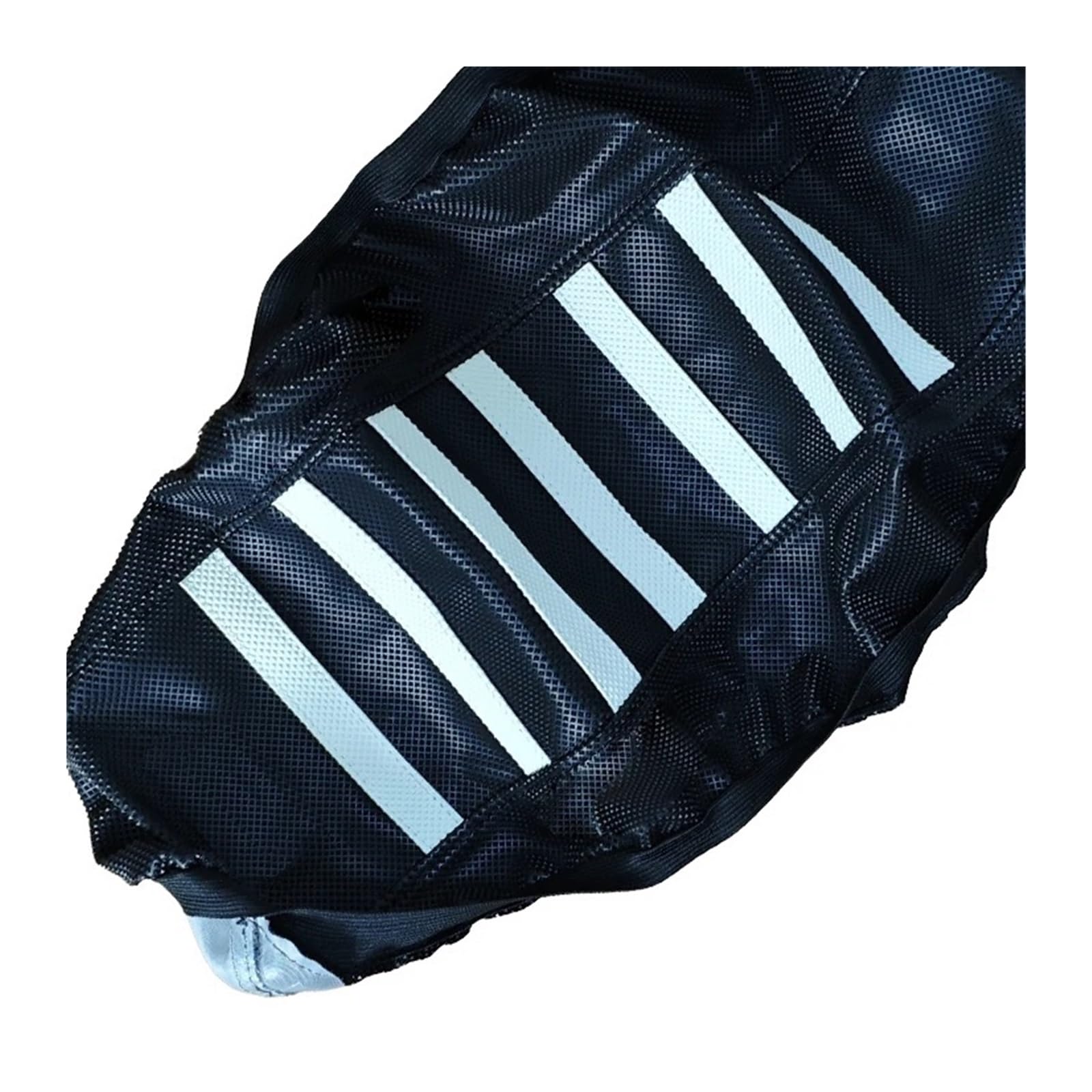 Per Moto per coprisedile Cuscino a coste antiscivolo impermeabile per parte di ricambio Surron Ultra Coprisedile per moto(Bianco)
