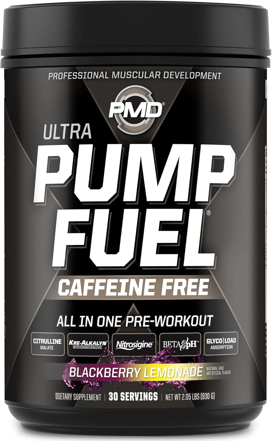 PMD Sports Ultra Pump Fuel Fuel - Mezcla de bebida para antes del entrenamiento, energía, fuerza, resistencia, recuperación de carbohidratos