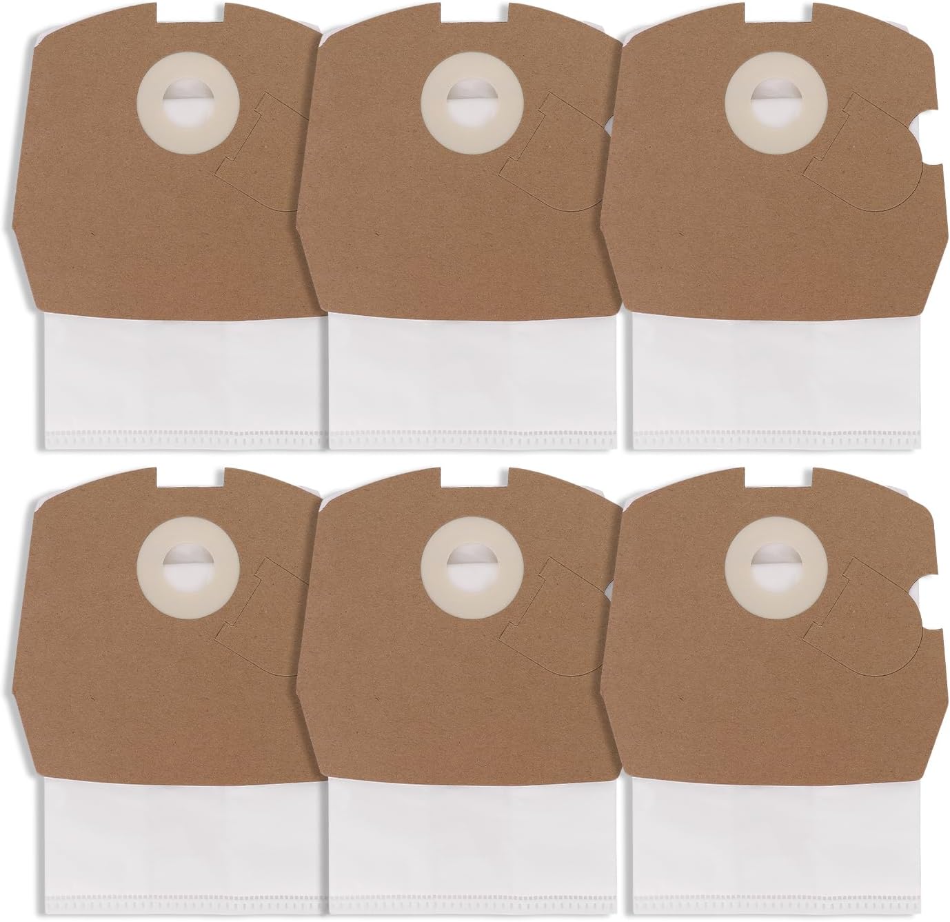 Vacuum Bags for Clean Obsessed CO711＆ Perfect C105 Commercial Canister Vacuum Cleaner - Replacement Dust Bag Leak-Proof Design - 12Pack