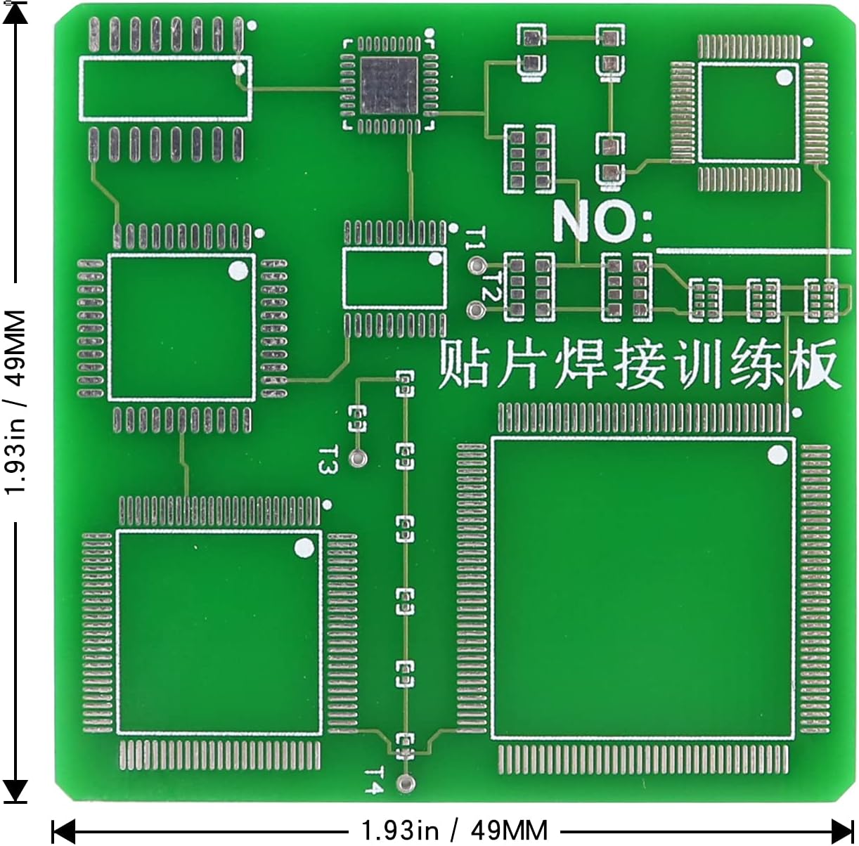 5 Set 7 Chips Soldering Practice Kits,DIY SMD SMT Welding Practice Soldering Skill Training Board (5-7Chips)