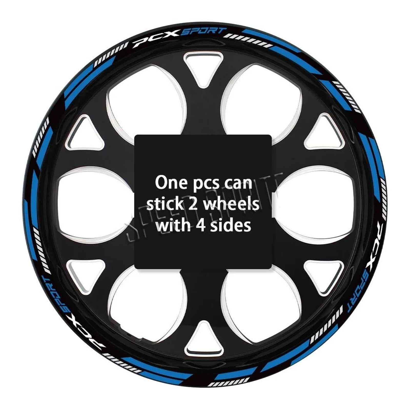 For PCX125 Pcx 125 PCX150 Pcx 150 Reflective Accessories Wheel Stickers Hub Decals Rim Stripe Tape