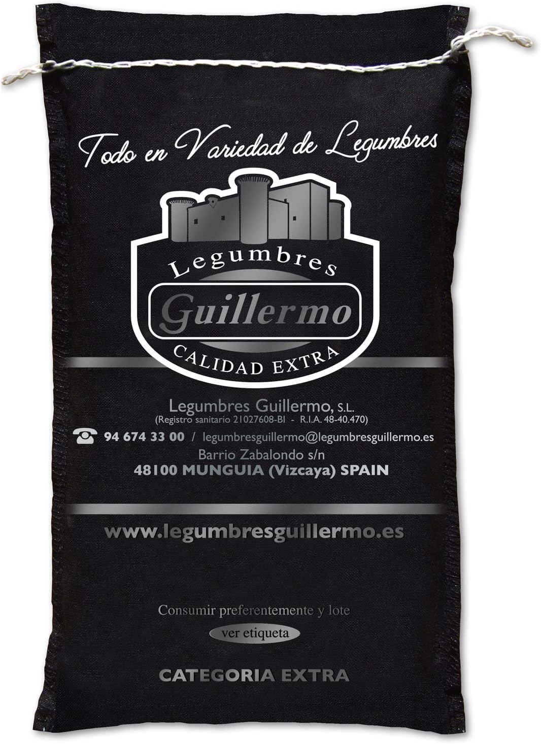 Guillermo Lenteja roja Saco 500 g Gourmet Calidad Extra Alto contenido en proteínas
