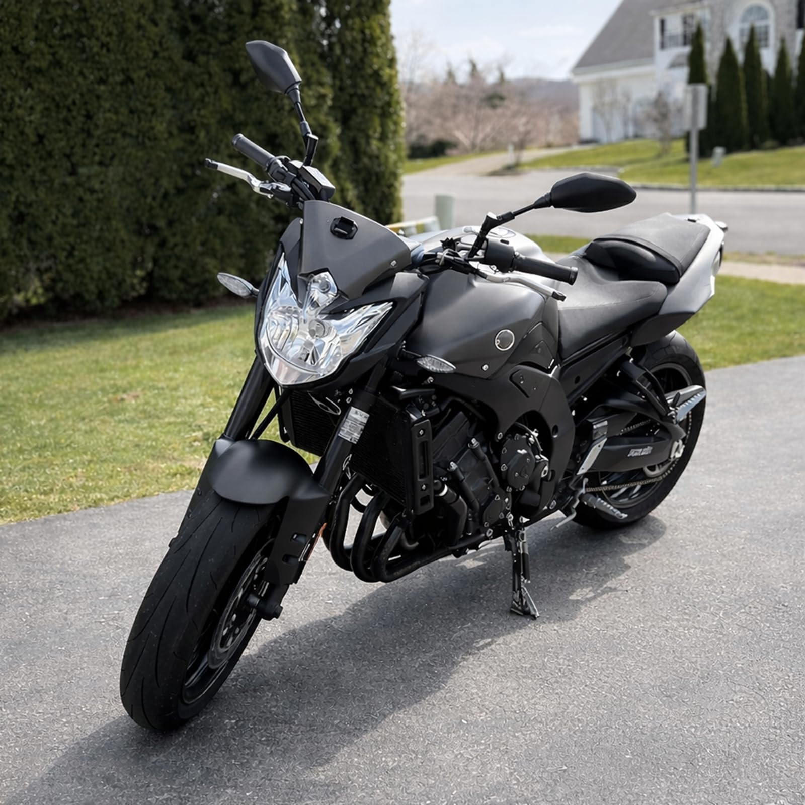 Amazon | ELIFEPARTS バイク用 ハンドルミラー 適合 MT-07 MT-09