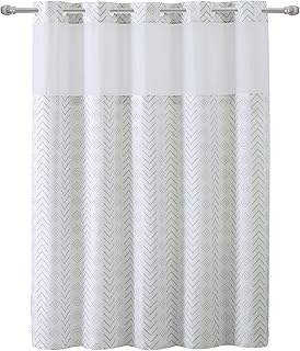 Hookless Tribal Shower Curtain with Peva Liner