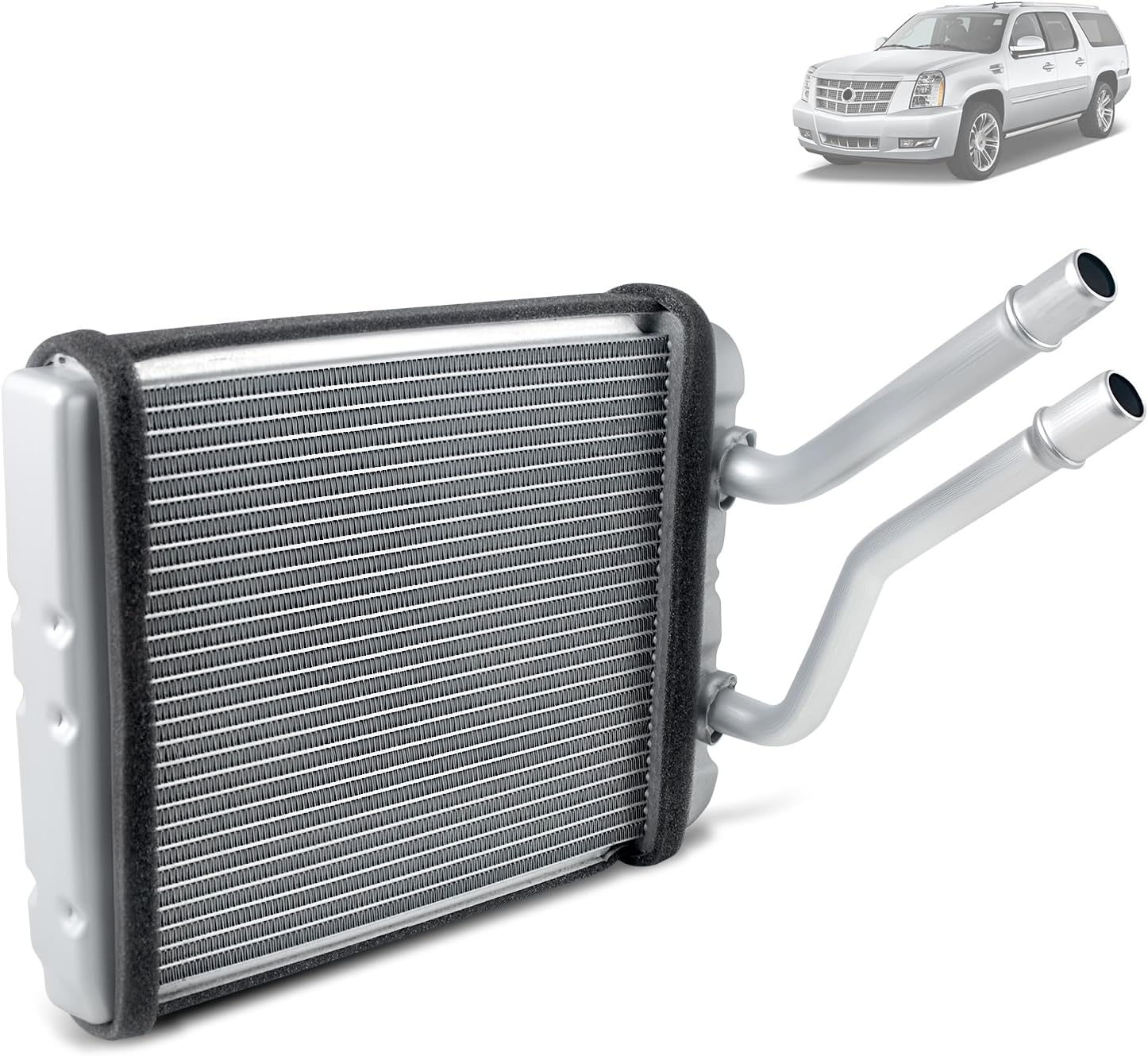 HVAC Heater Core Compatible with Chevy,GMC, Cadillac, Hummer — Silverado 1500/2500/3500, Sierra 1500/2500/3500, Yukon, Yukon XL 1500/2500/3500, Tahoe, H2, Escalade OEM# 52473322 89018297