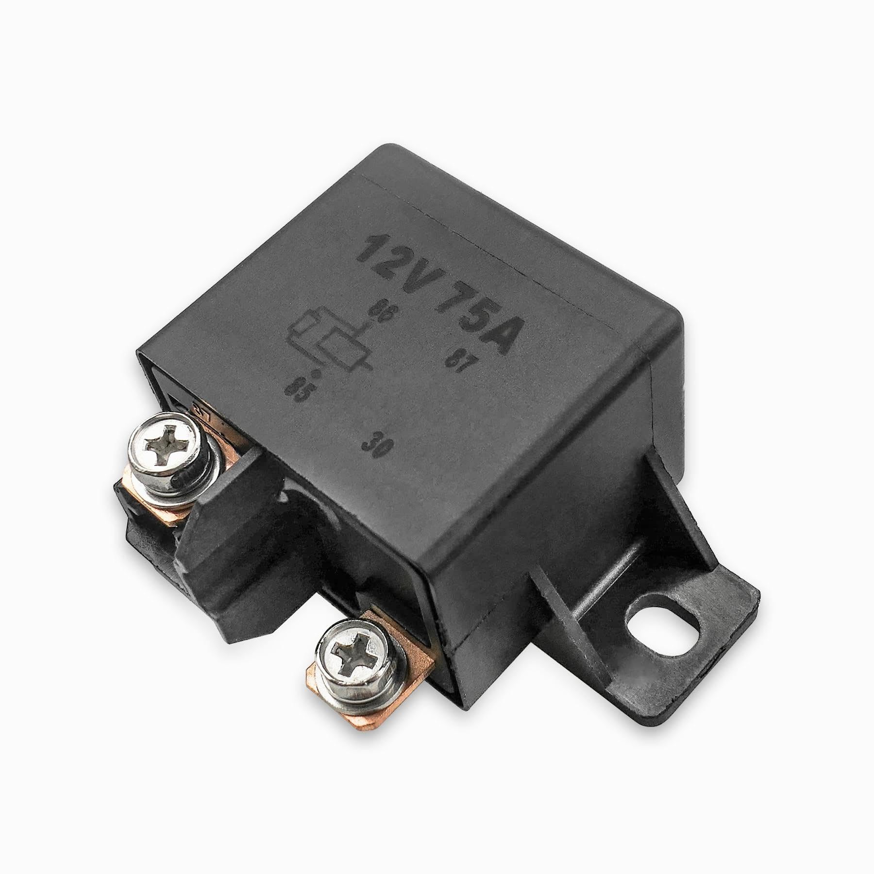 12V 75A Normally Open Power Relay Replace 0332002168 V23232-D0001-X001, Heavy Duty Automotive High Current Relay Replacement for Engine Starter, 1