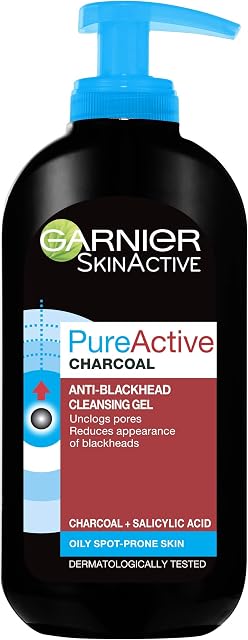 Pure Active Intensive Anti-Blackhead Charcoal Gel Wash 200ml