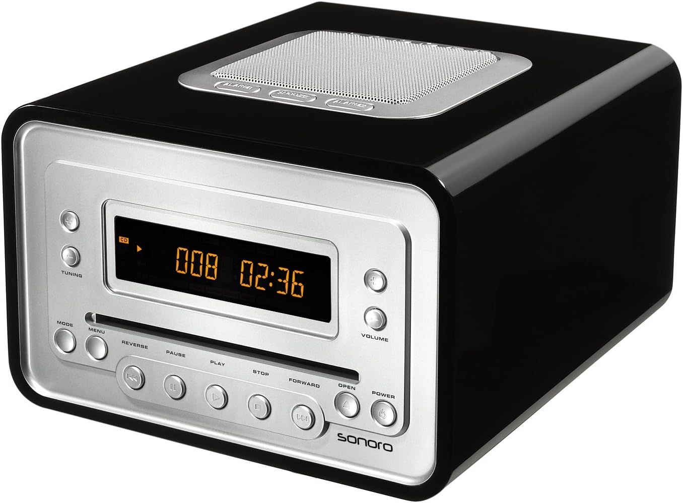 Sonoro AU-1400BL Cubo Audio System (Black)