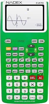 Scientific Calculator with Graph Functions for College and High School Students, Engineering, Advanced Mathematics, Calculus, Algebra, Geometery, Trigonometry, Statistics, Physics, Chemistry, Green