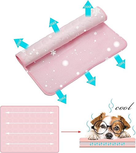 Miniatura 3 de AOSUYOU -Perro-Esterilla-Enfriador-Mascota-Esterilla de Enfriamiento-Para-Perros