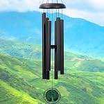 Chimes à vent pour l'extérieur Grand 48", Deep Tone Windchimes Outdoors -Décor pour Pork,Yard,Jardin,Patio,Mémorial Wind Chime pour la perte d'un aimé, Sympathie Deuil de deuil Cadeau pour la méditation