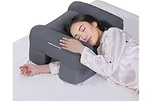 HOMBYS Side Sleeper Pillow with Arm Hole: Enhanced Sleep for Side Sleepers