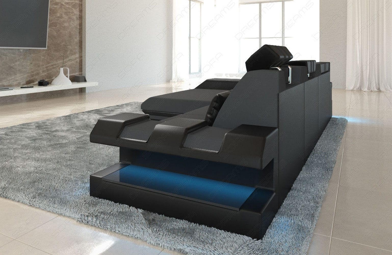 Sofa Dreams Stoff Ecksofa Apollonia L-Form
