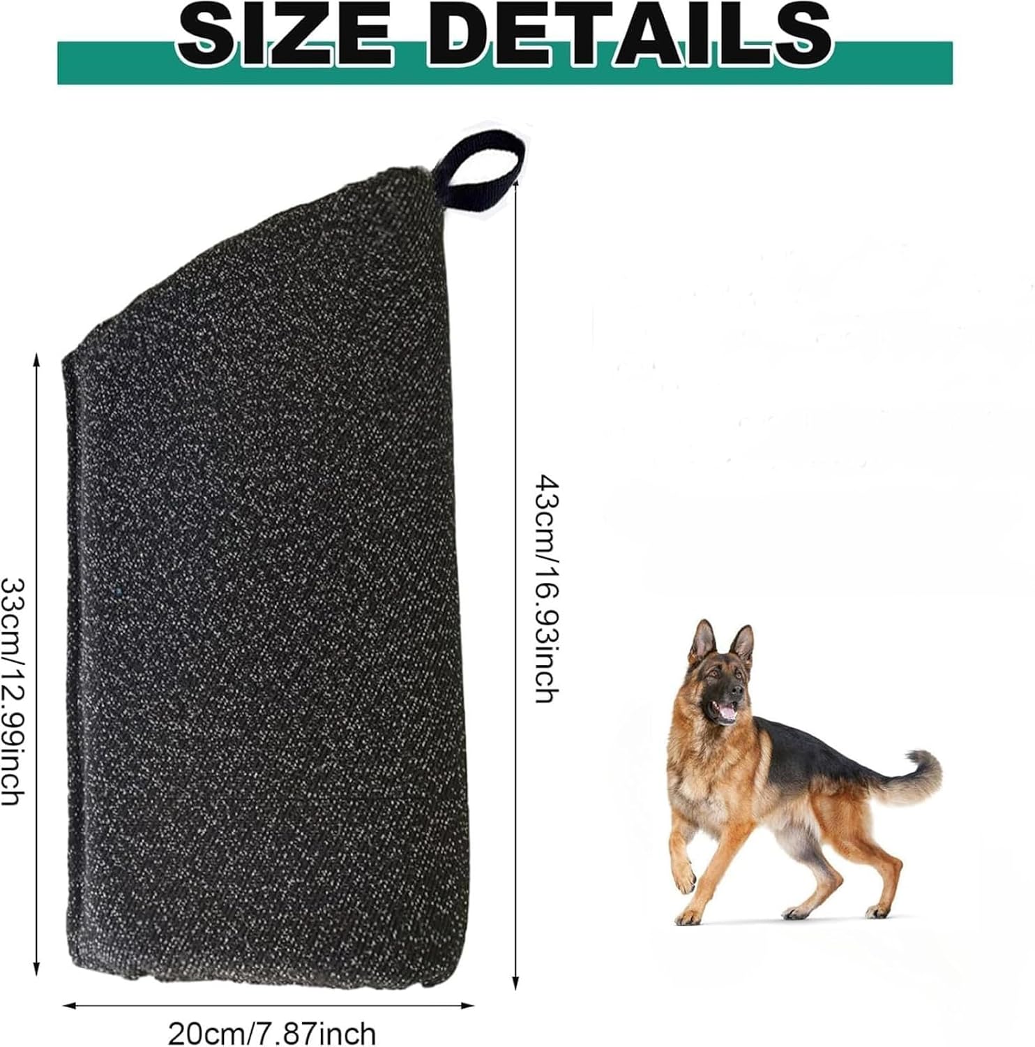 Dog Training Sleeves Arm Protection, Dog bite Sleeve,bite Sleeve Dog Training， Applicable toPuppy Medium-Sized Working Dog，Training，Tug of war Toy Interactive Game，Dragging Toys